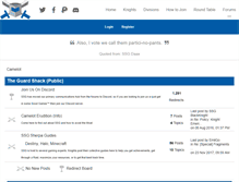 Tablet Screenshot of forums.swordandshieldgaming.com